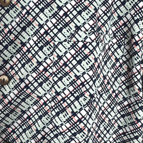 Coolibar‎ Safari Camp Shirt Mens Large Short Sleeve Printed Colorful NWT TP-3160 - Picture 4 of 13